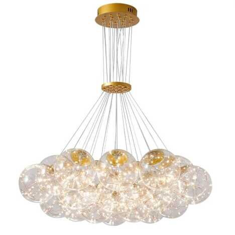 Candelabru LED 152W Magic Bubbles 19, LED inclus, 19 surse de iluminare